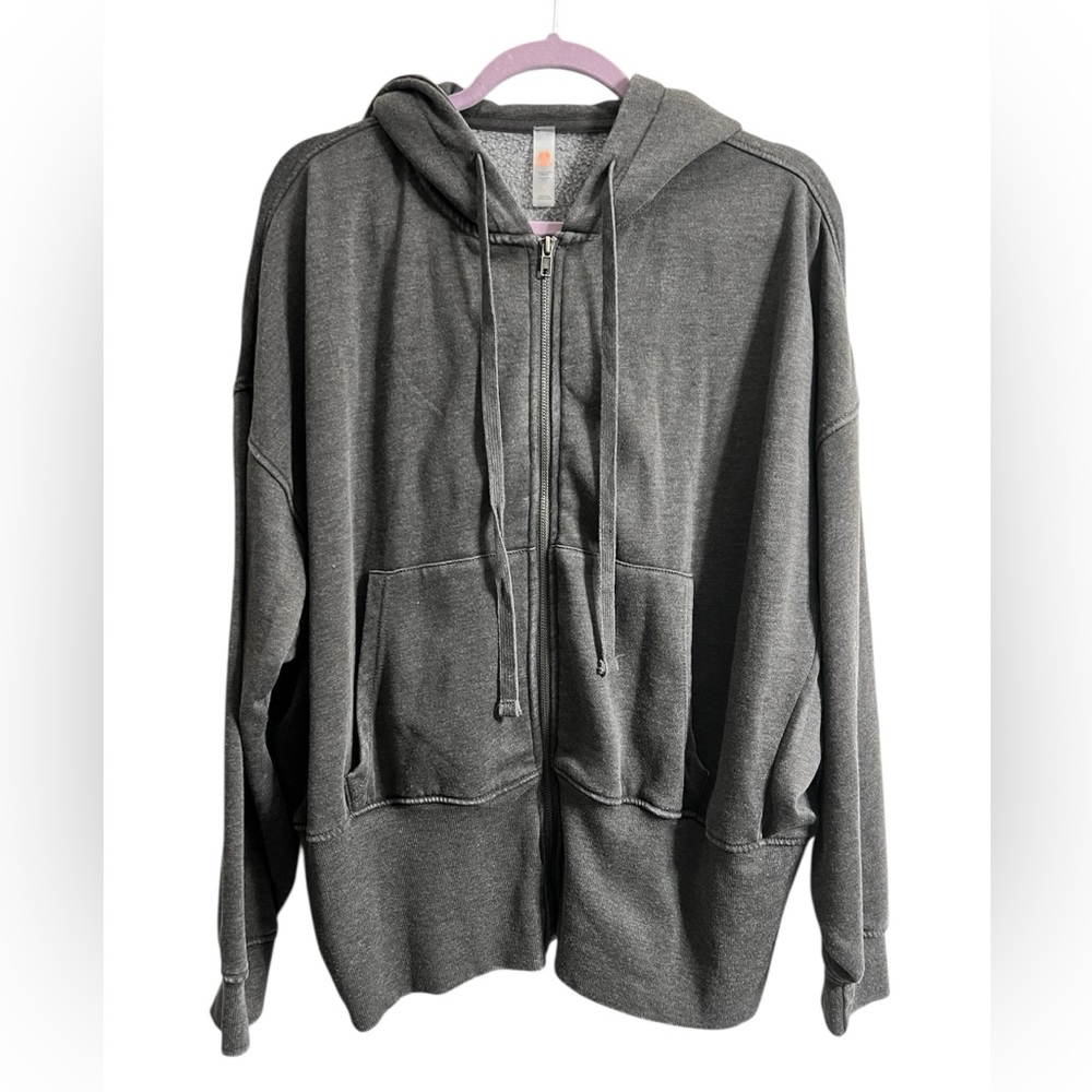 Mono B Women’s Charcoal Grey Zip Up Jacket